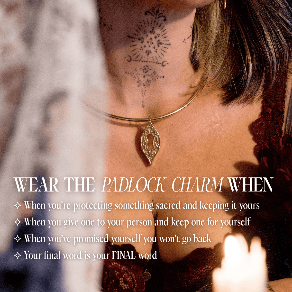 Padlock Charm