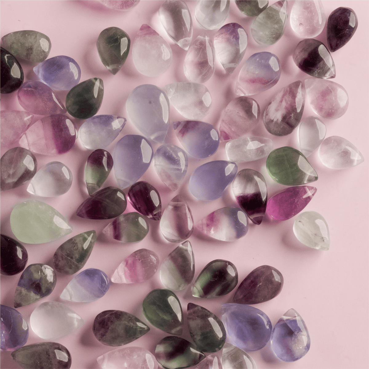 Rainbow Fluorite for Less Overthinking - Crystal Charm