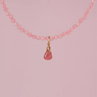 Fill Your Own Cup Bundle: Crystal Charm + Necklace (Self Love)