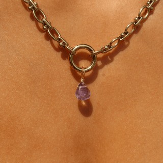 Ametrine for Balance - Crystal Charm