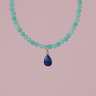 Say It Out Loud Bundle: Crystal Charm + Necklace (Speak Your Truth)