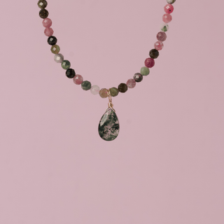 Gentle Healing Bundle: Crystal Charm + Necklace (Healing)