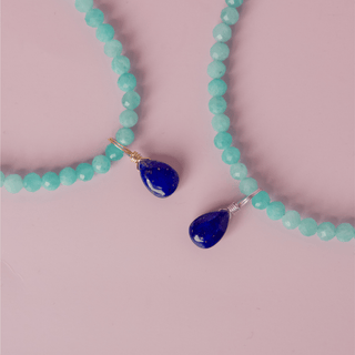 Say It Out Loud Bundle: Crystal Charm + Necklace (Speak Your Truth)