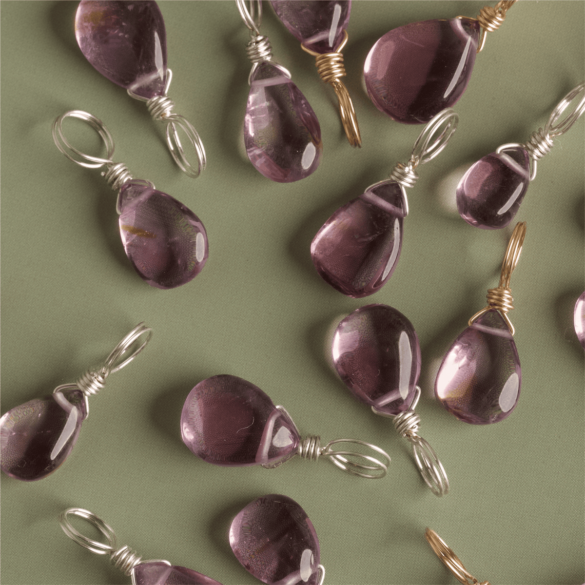Ametrine for Balance - Crystal Charm