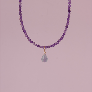 Quiet The Noise Bundle: Crystal Charm + Necklace (Calm)