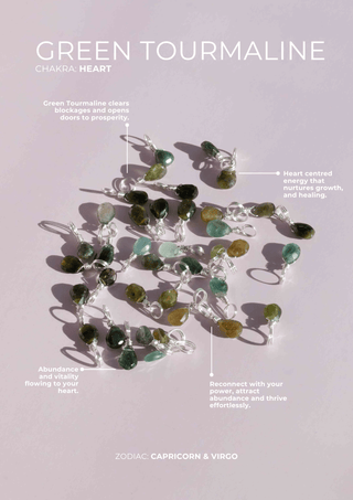 Green Tourmaline Droplet