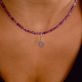 Quiet The Noise Bundle: Crystal Charm + Necklace (Calm)