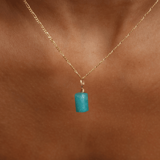 Amazonite to Support Clear Communication - Crystal Charm