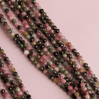 Mixed Tourmaline for Self Care - Crystal Beaded Necklace