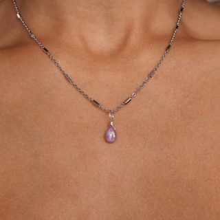 Milky Ruby for Passion - Crystal Charm