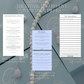 Pearl Necklace, Bracelet & Crystal Droplet Set - The Kindness Collection