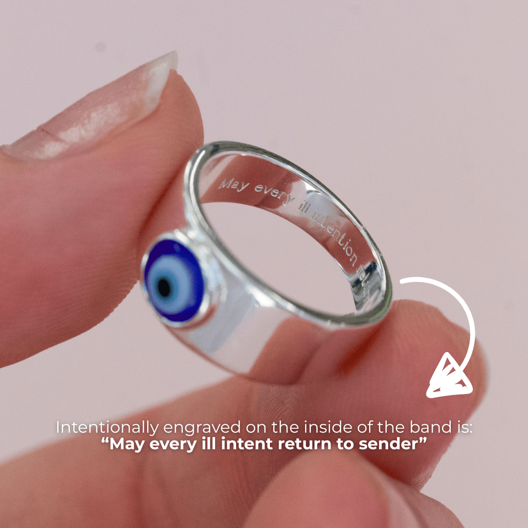 Azura Evil Eye Ring - Protection from Jealousy & Ill Will