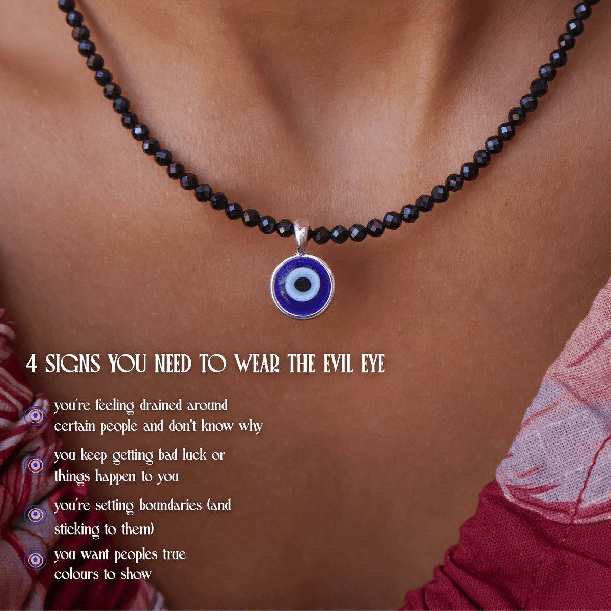 Azura Evil Eye Charm - Protection from Jealousy & Ill Will