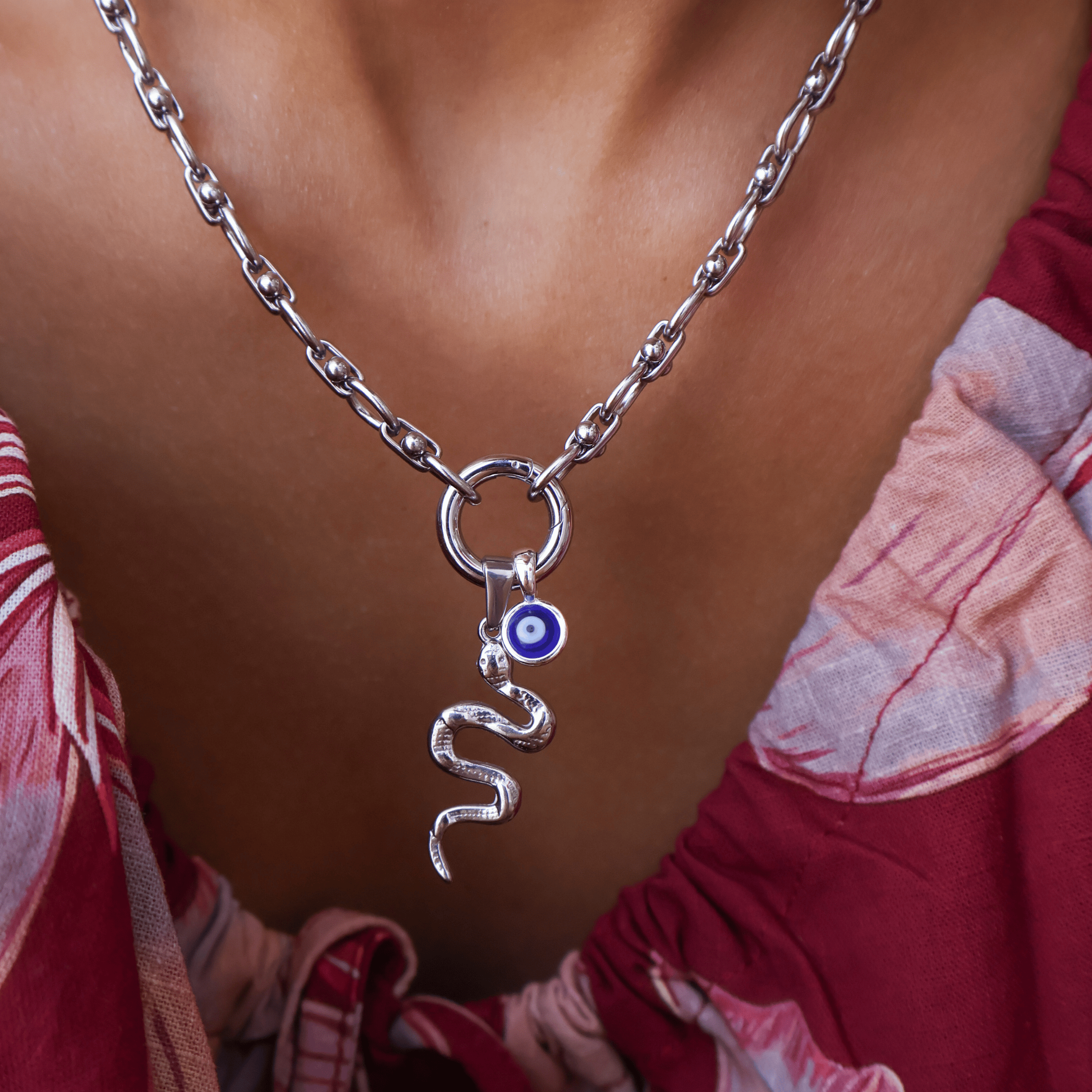 Mini Azura Evil Eye Charm | Botanical H2o – Botanical H2o Mini Azura Evil Eye Charm | Botanical H2o – Botanical H2o