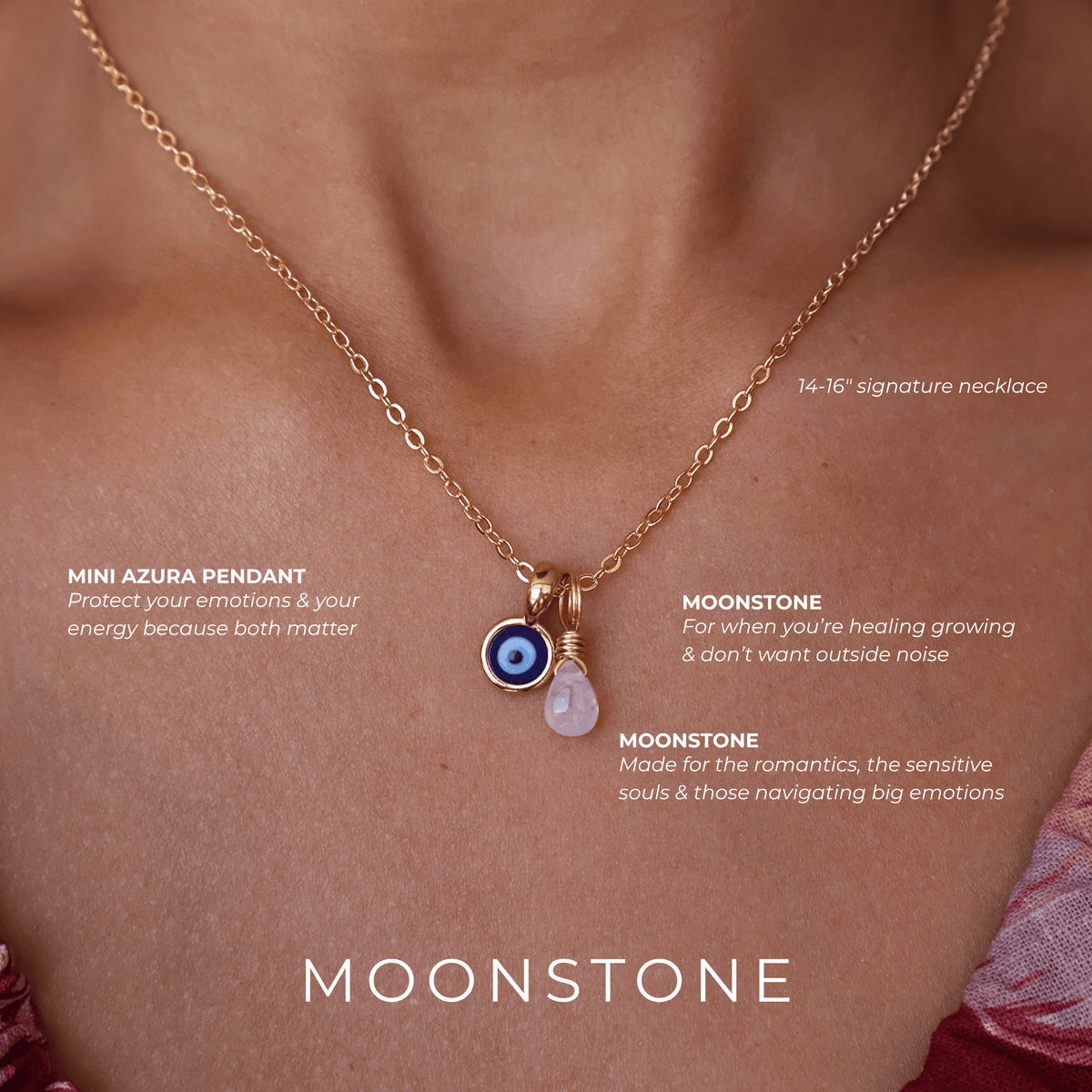 Protection Bundle: Evil Eye Charm + Crystal Charm + Necklace