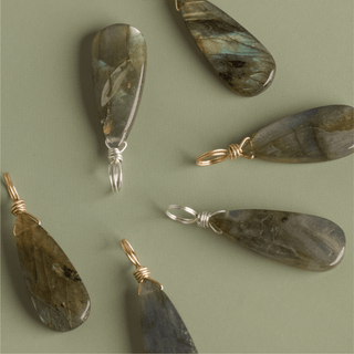 Large Labradorite to Support Intuition - Crystal Charm
