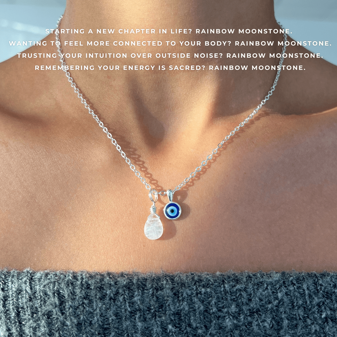 Moonstone for New Beginnings - Crystal Charm