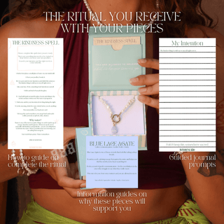 Blue Lace Agate for Emotional Balance - Crystal Charm