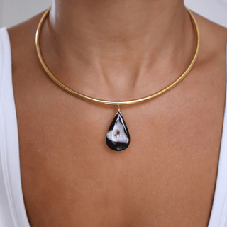 Cuff Charm Necklace