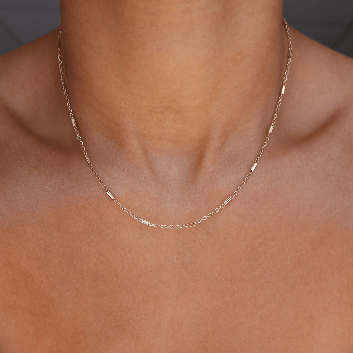 Juni chain necklace in waterproof gold
