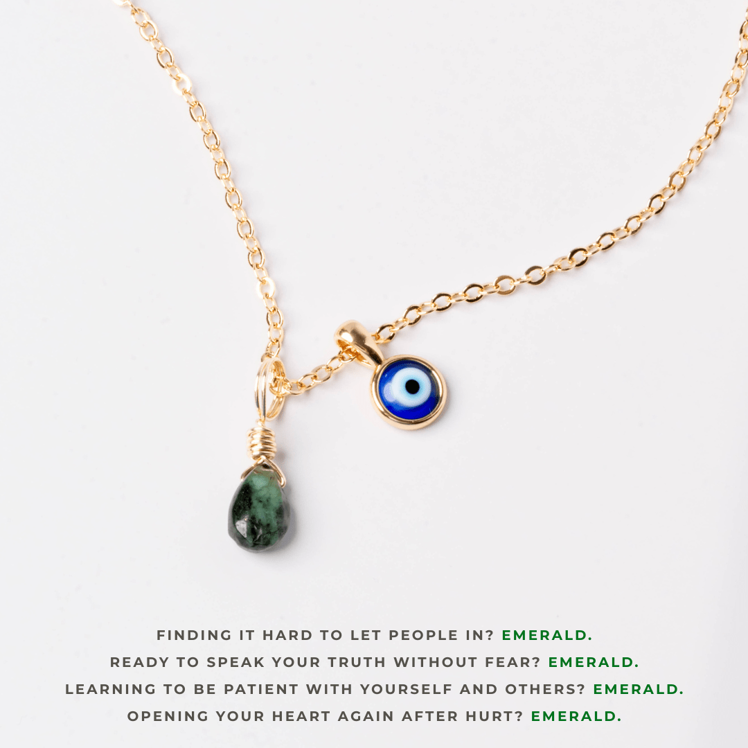 Emerald Petite for Compassion - Crystal Charm