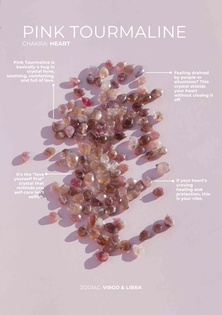 Pink Tourmaline Droplet - October Birthstone
