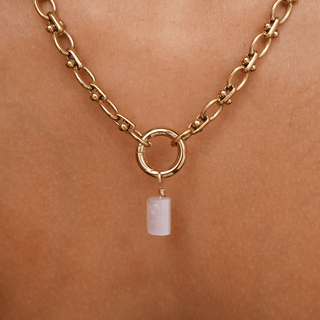 Mixed Morganite to Support Emotional Healing - Crystal Charm