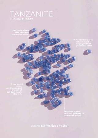 Tanzanite Droplet - December Birthstone