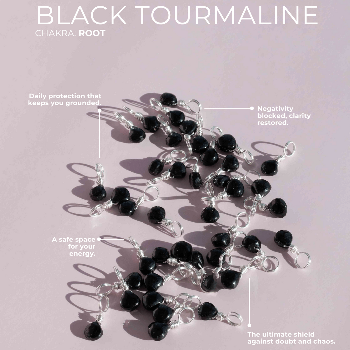 Black Tourmaline to Protect Your Energy - Crystal Charm