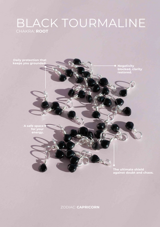 Black Tourmaline Droplet