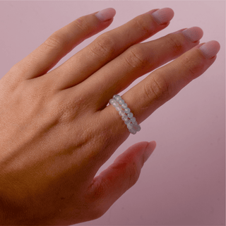 Calm Mind Club Bundle | Moonstone Ring + Aquamarine Ring