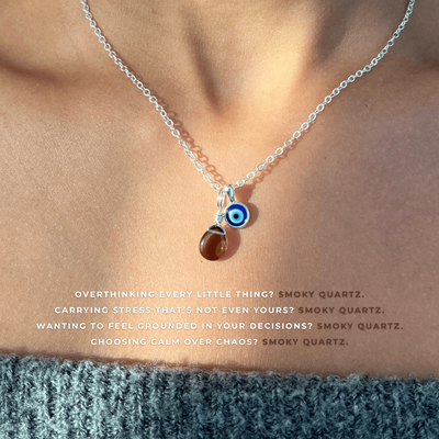 Smoky Quartz for Less Overwhelm - Crystal Charm