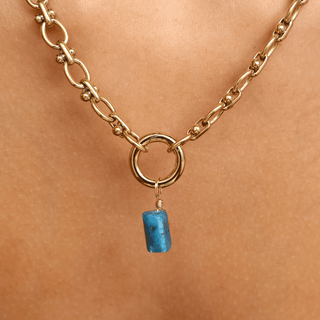 Blue Apatite for Clarity - Crystal Charm