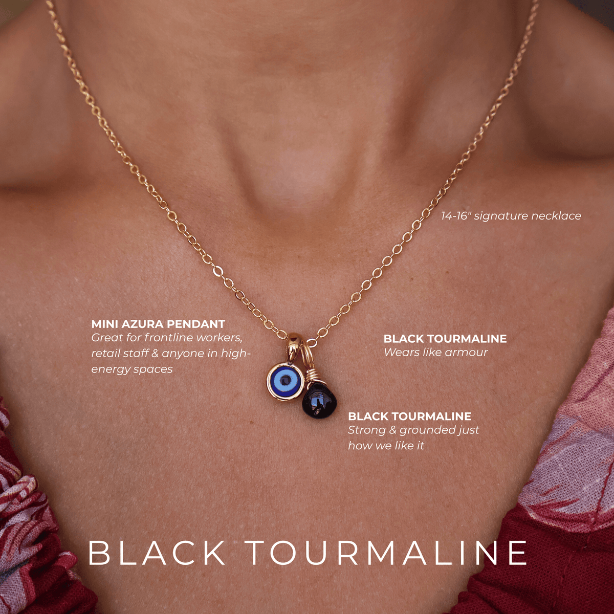 Protection Bundle: Evil Eye Charm + Crystal Charm + Necklace