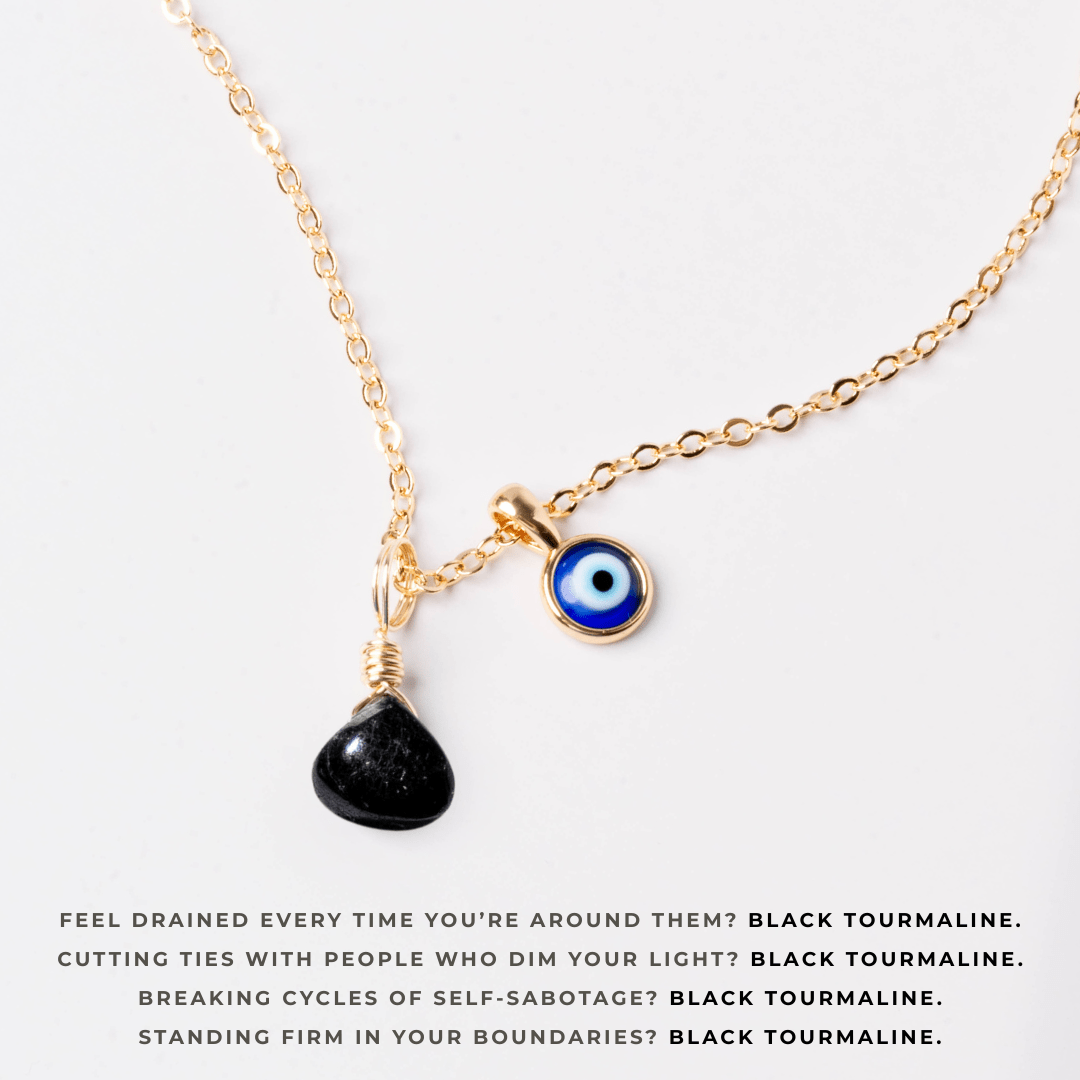 Black Tourmaline to Protect Your Energy - Crystal Charm