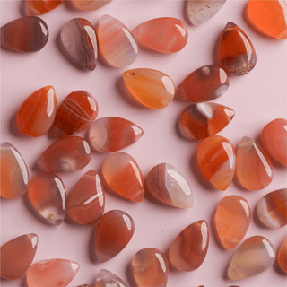 Banded Carnelian for Motivation - Crystal Charm