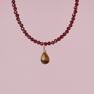 Own The Room Bundle: Crystal Charm + Necklace (Confidence)