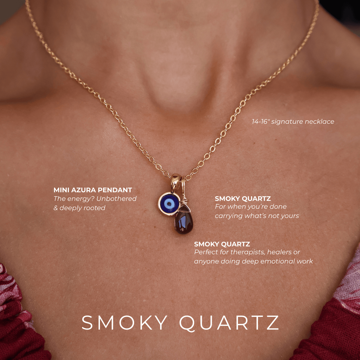 Protection Bundle: Evil Eye Charm + Crystal Charm + Necklace