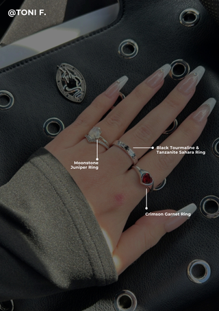 Crimson Garnet Ring