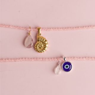 Rose Quartz Crystal Beaded Bracelet