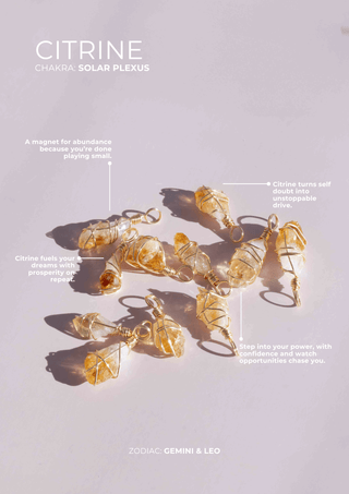 Citrine Wrap - November Birthstone