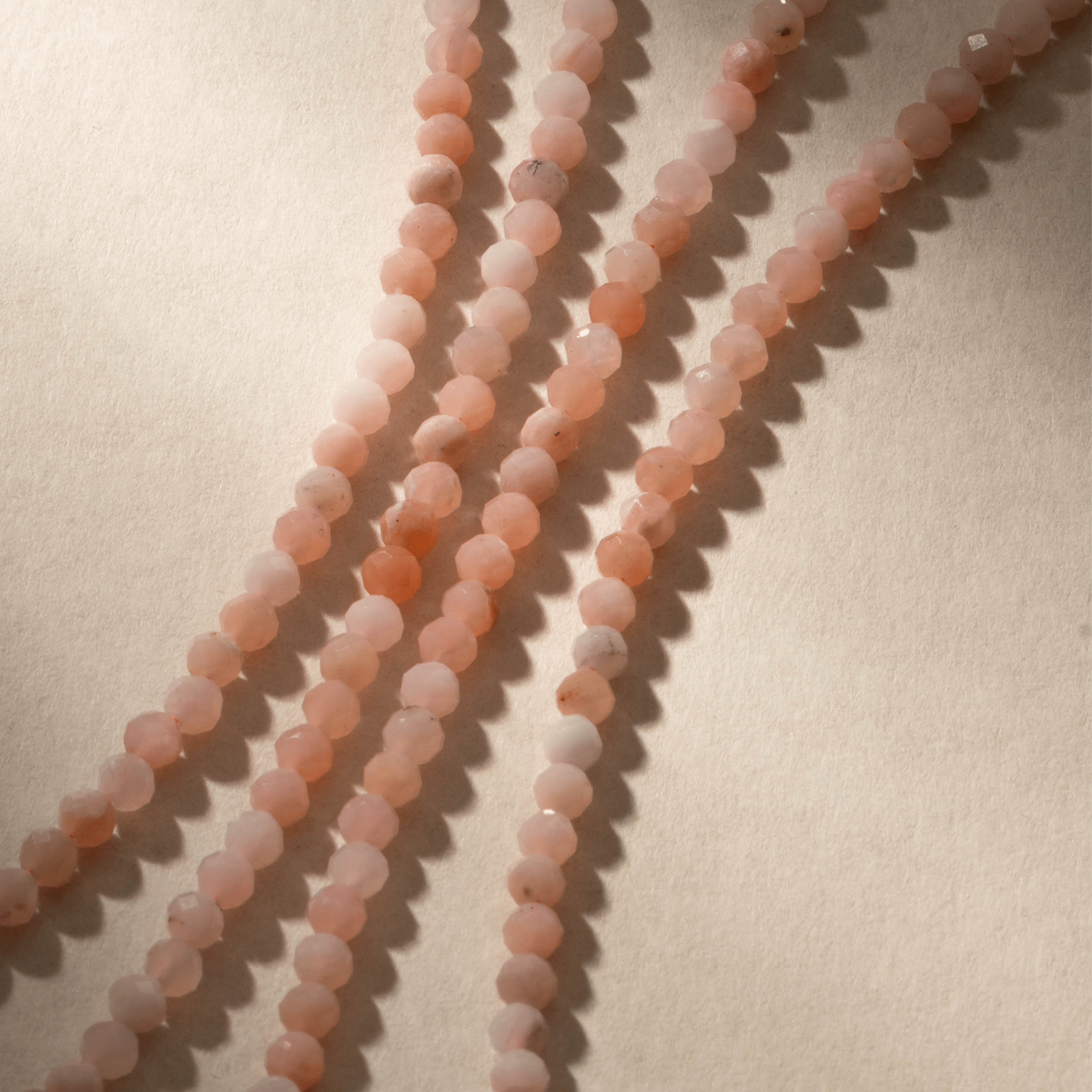 Pink Opal for Compassion - Crystal Beaded Bracelet