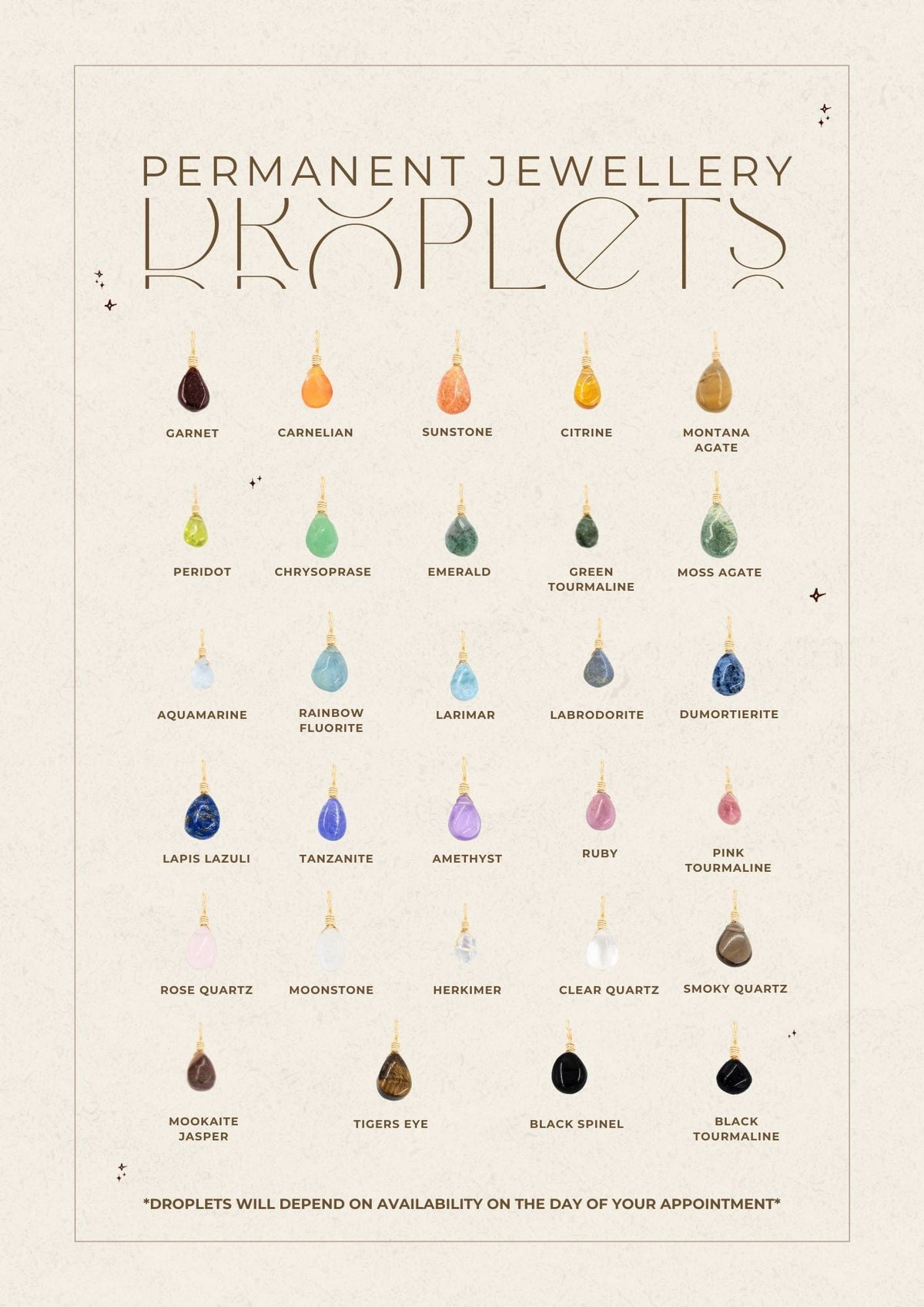 Permanent Jewellery Appointment