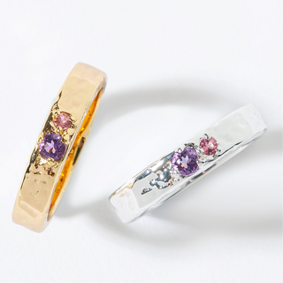 Sahara Ring - Amethyst & Pink Tourmaline