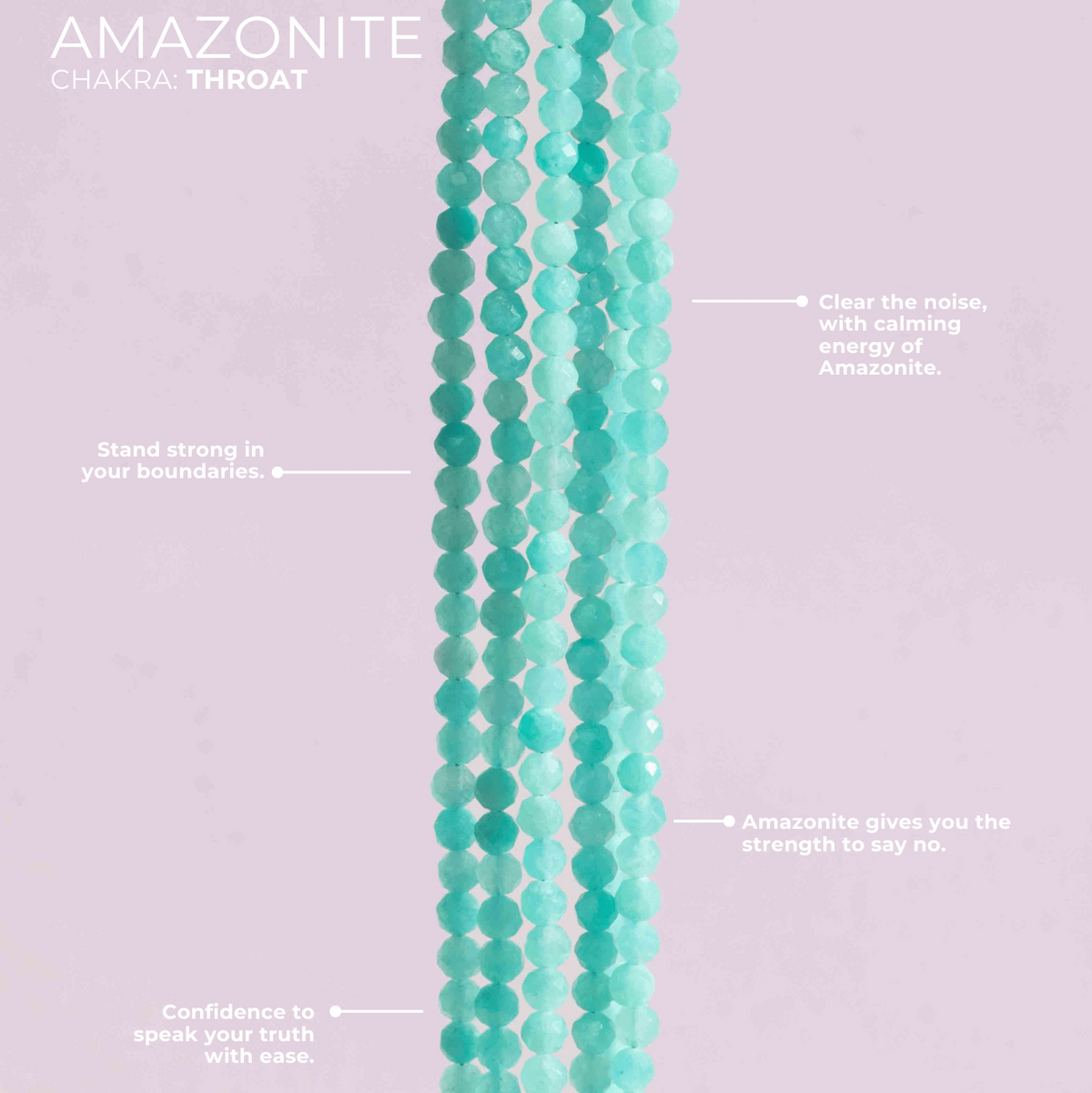 Amazonite for Inner Peace - Crystal Beaded Bracelet