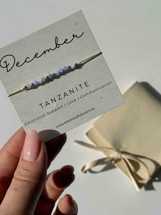 Adjustable Birthstone Bracelet
