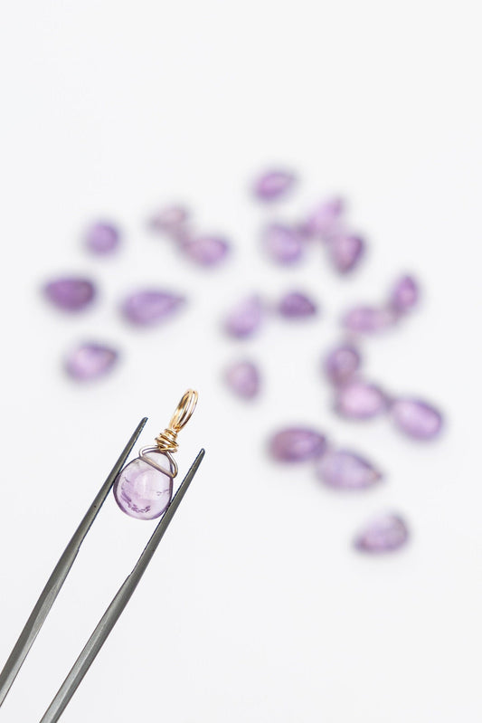 Amethyst Droplet - February Birthstone