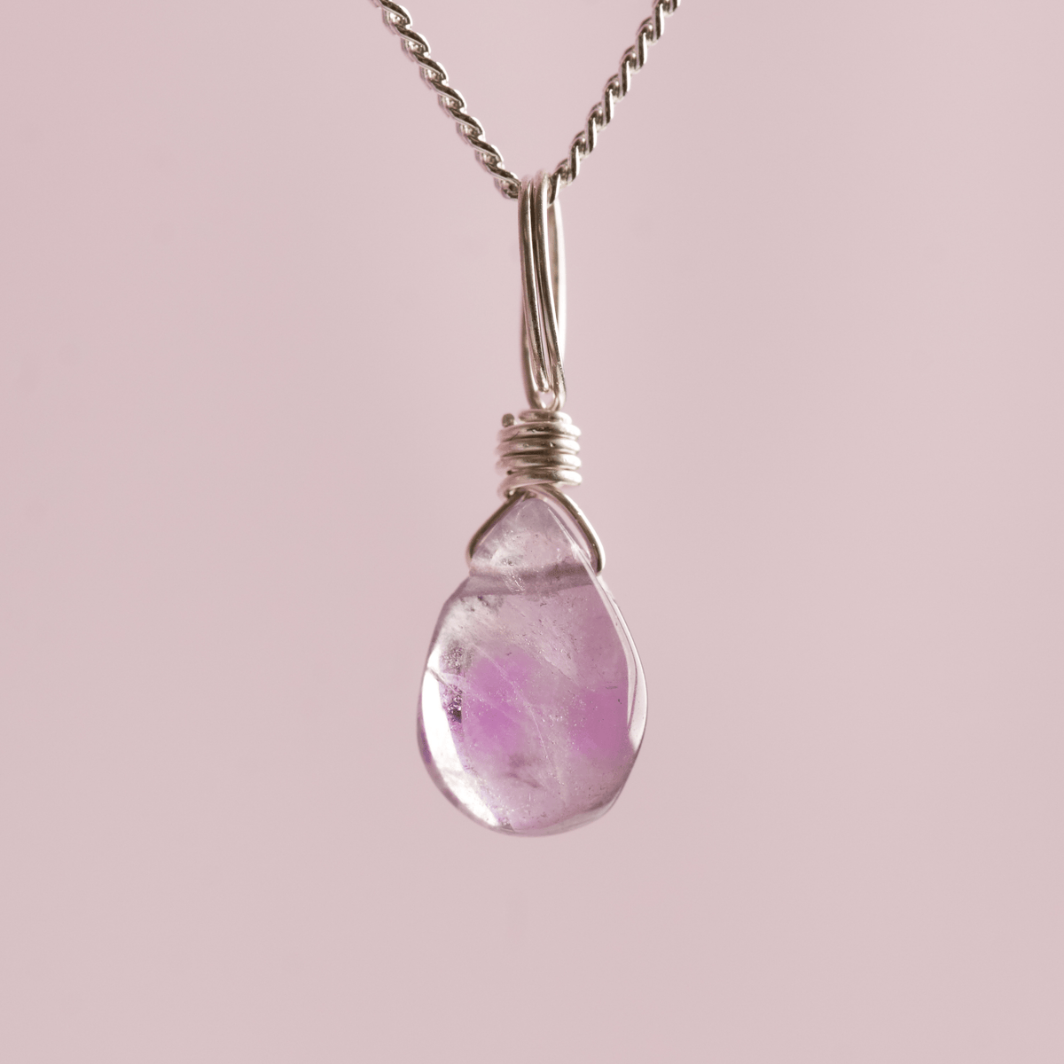 Amethyst to Calm Your Mind - Crystal Charm