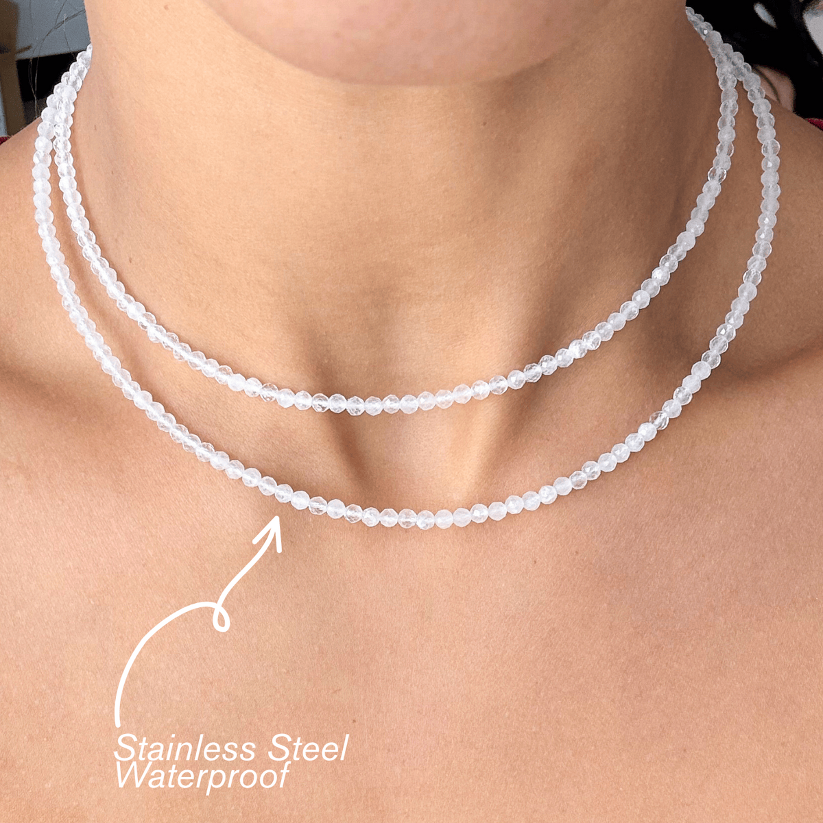 Moonstone for Feminine Energy - Crystal Beaded Necklace