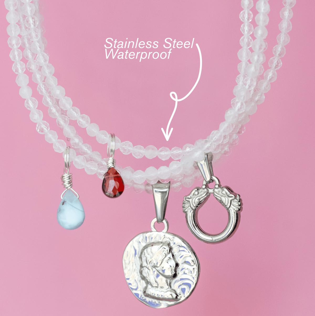 Moonstone for Feminine Energy - Crystal Beaded Necklace